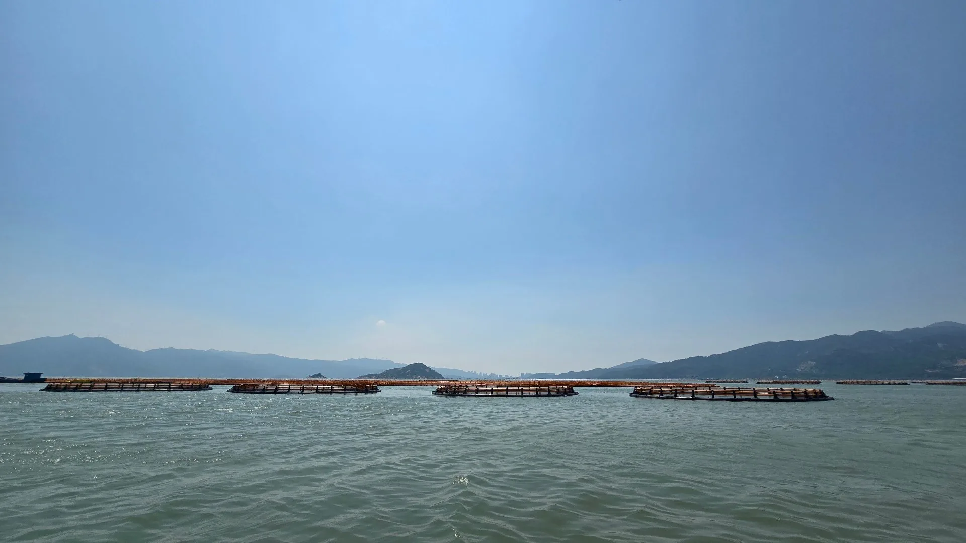 Sea cages at Raoping, Chaozhou
