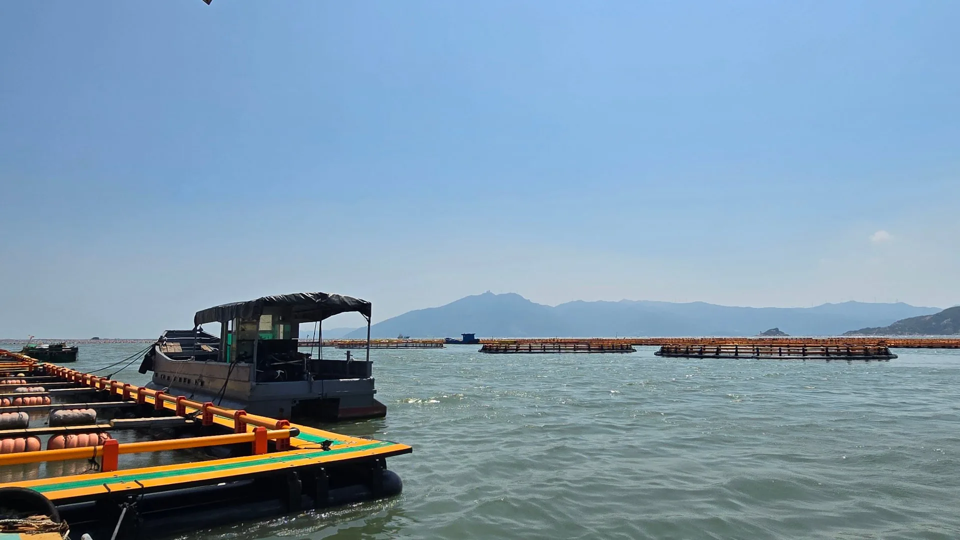 Work boats moored at our home port, Raoping